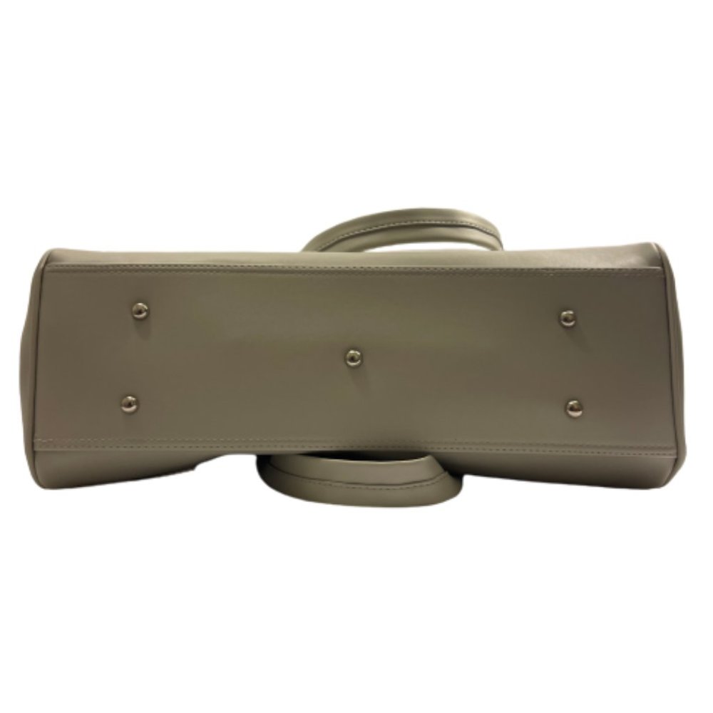 🆕Belle Russo Grey/Silver Leather Laptop Bag - Picture 4 of 9